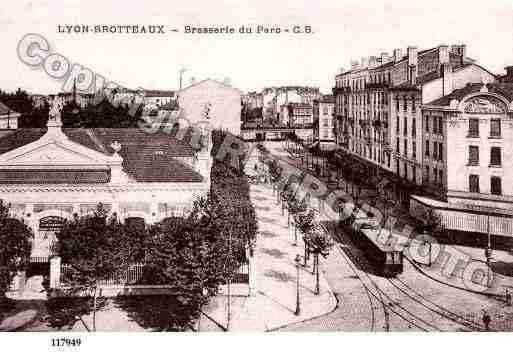 Ville de LYON, carte postale ancienne