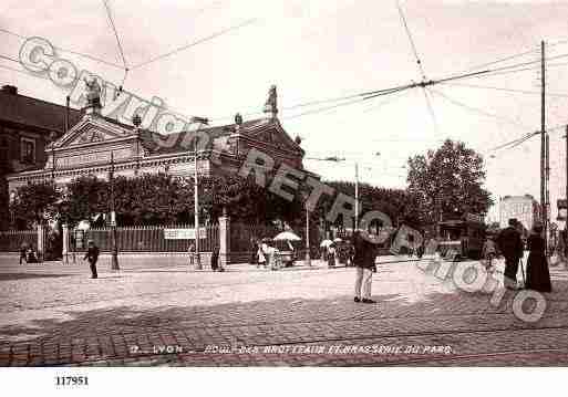 Ville de LYON, carte postale ancienne