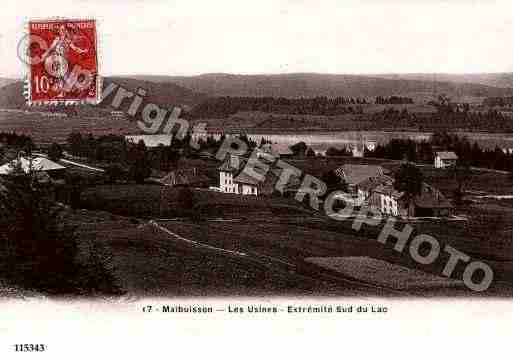 Ville de MALBUISSON, carte postale ancienne