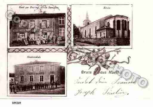 Ville de MARTHILLE, carte postale ancienne