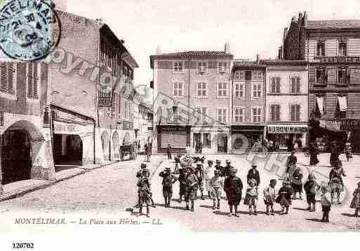 Ville de MONTELIMAR, carte postale ancienne