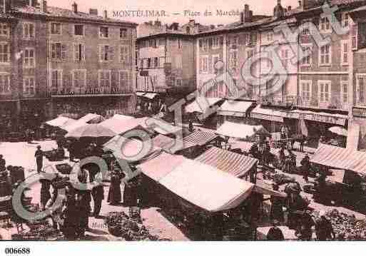 Ville de MONTELIMAR, carte postale ancienne