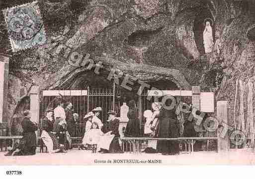 Ville de MONTREUILSURMAINE, carte postale ancienne