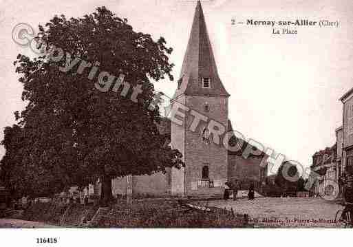 Ville de MORNAYSURALLIER, carte postale ancienne