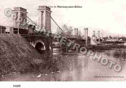 Ville de MORNAYSURALLIER, carte postale ancienne