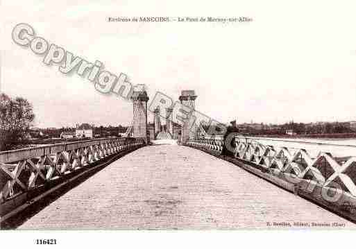 Ville de MORNAYSURALLIER, carte postale ancienne