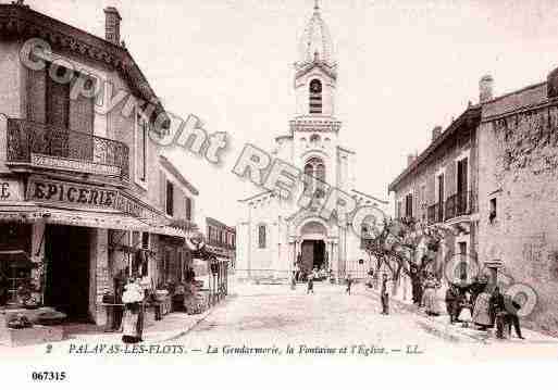 Ville de PALAVASLESFLOTS, carte postale ancienne