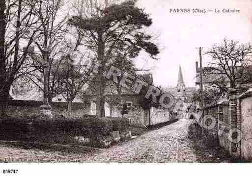 Ville de PARNES, carte postale ancienne