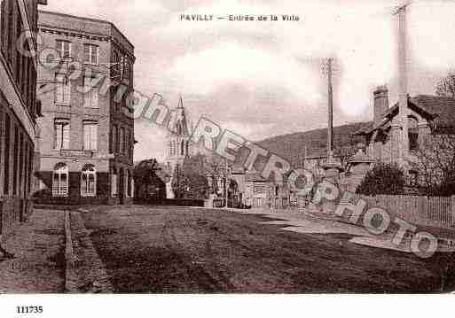 Ville de PAVILLY, carte postale ancienne