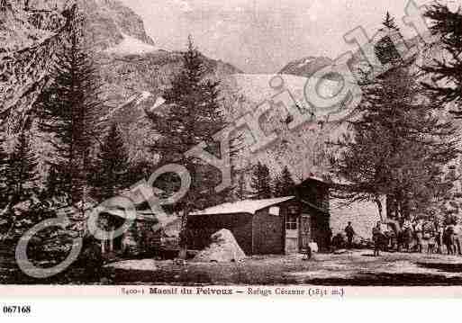 Ville de PELVOUX, carte postale ancienne