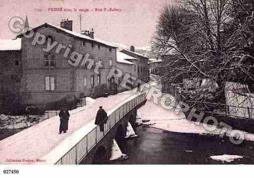 Ville de PRISSE, carte postale ancienne