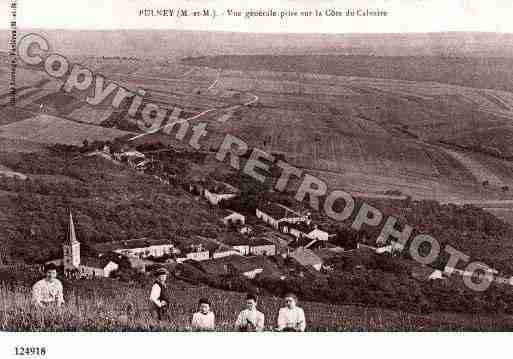 Ville de PULNEY, carte postale ancienne