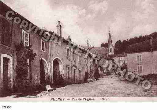 Ville de PULNEY, carte postale ancienne