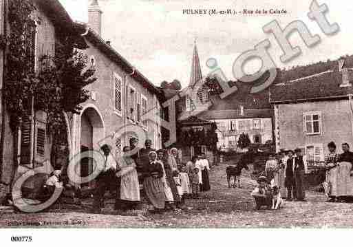 Ville de PULNEY, carte postale ancienne