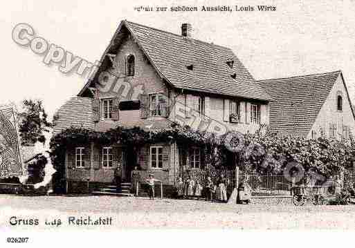 Ville de REICHSTETT, carte postale ancienne