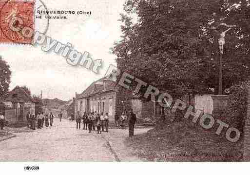 Ville de RICQUEBOURG, carte postale ancienne