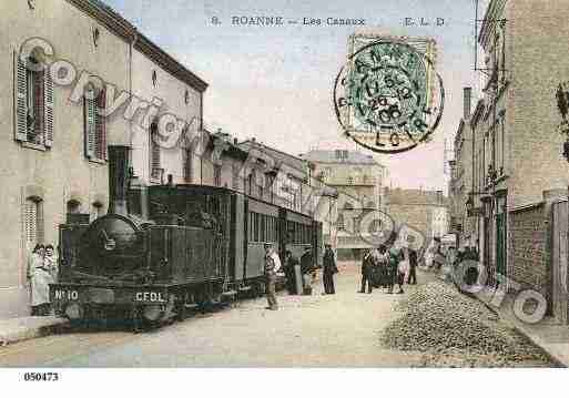 Ville de ROANNE, carte postale ancienne