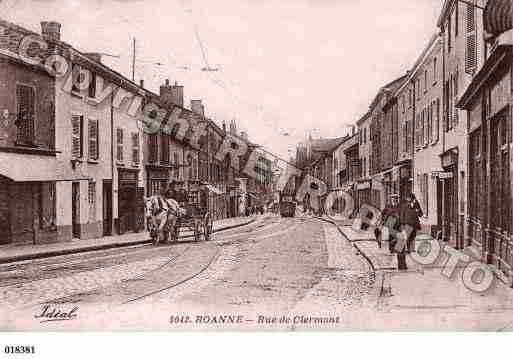 Ville de ROANNE, carte postale ancienne