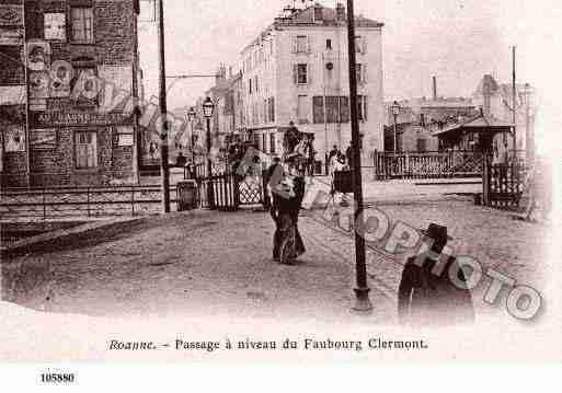 Ville de ROANNE, carte postale ancienne