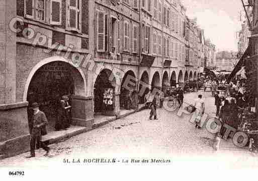 Ville de ROCHELLE(LA), carte postale ancienne