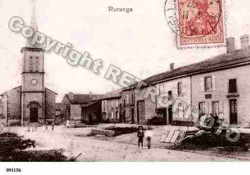 Ville de RURANGELESTHIONVILLE, carte postale ancienne