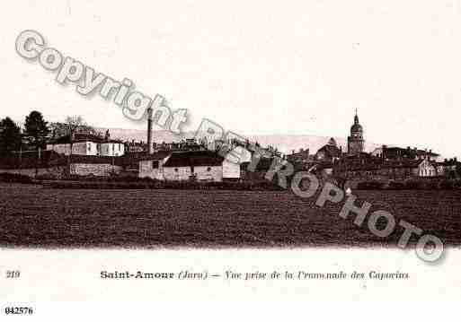 Ville de SAINTAMOUR, carte postale ancienne