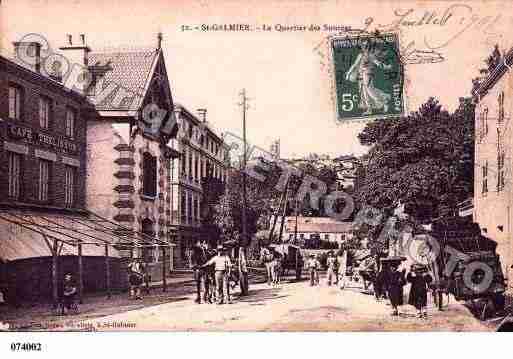 Ville de SAINTGALMIER, carte postale ancienne