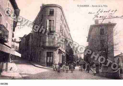 Ville de SAINTGALMIER, carte postale ancienne