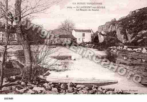 Ville de SAINTLAURENTSURSEVRE, carte postale ancienne