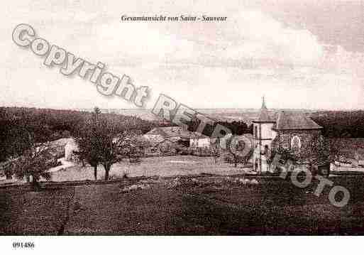 Ville de SAINTSAUVEUR, carte postale ancienne