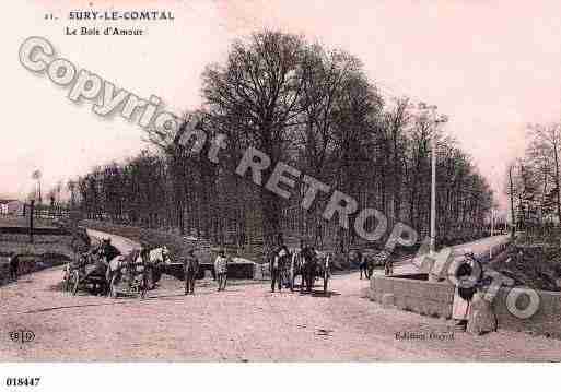 Ville de SURYLECOMTAL, carte postale ancienne