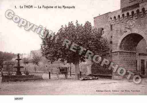 Ville de THOR(LE), carte postale ancienne