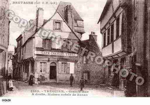 Ville de TREGUIER, carte postale ancienne