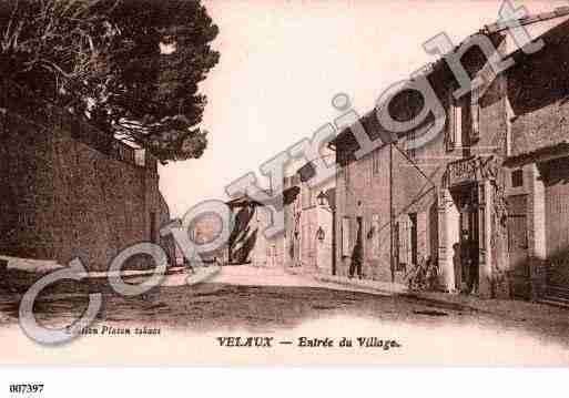 Ville de VELAUX, carte postale ancienne