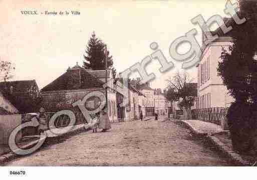 Ville de VOULX, carte postale ancienne