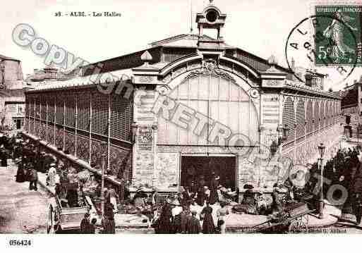 Ville de ALBI, carte postale ancienne