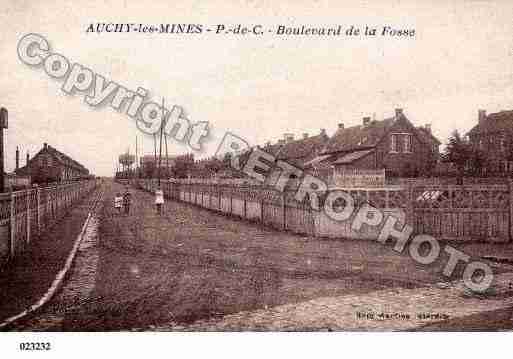 Ville de AUCHYLESMINES, carte postale ancienne