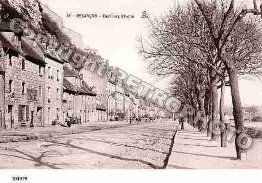 Ville de BESANCON, carte postale ancienne