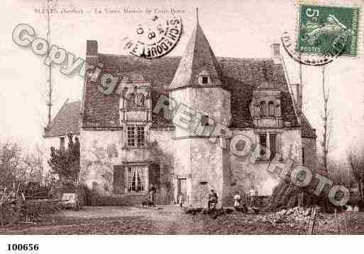 Ville de BLEVES, carte postale ancienne