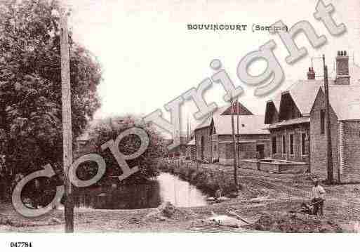 Ville de BOUVINCOURTENVERMANDOIS, carte postale ancienne