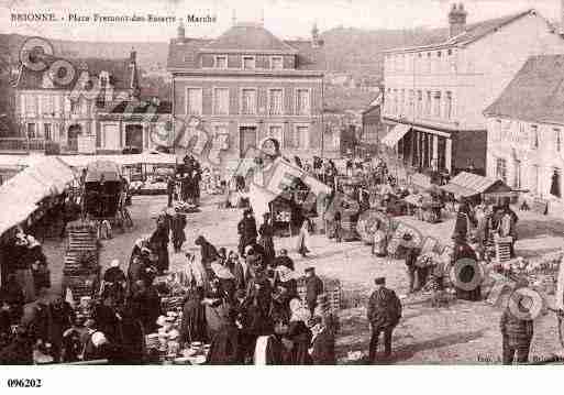 Ville de BRIONNE, carte postale ancienne