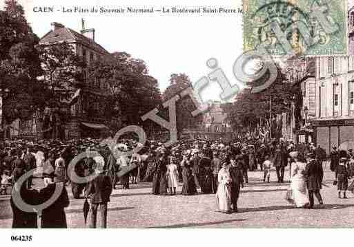 Ville de CAEN, carte postale ancienne