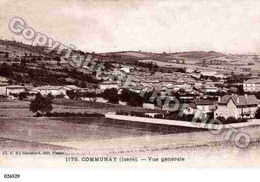 Ville de COMMUNAY, carte postale ancienne