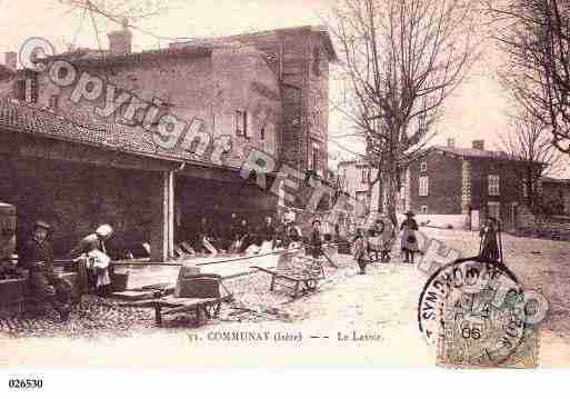 Ville de COMMUNAY, carte postale ancienne