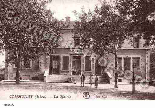 Ville de COMMUNAY, carte postale ancienne