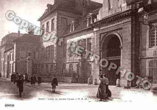 Ville de DIJON, carte postale ancienne