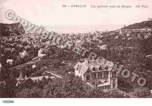 Ville de ETRETAT, carte postale ancienne