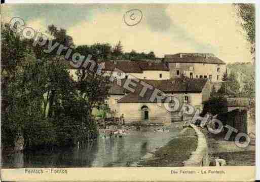 Ville de FONTOY, carte postale ancienne