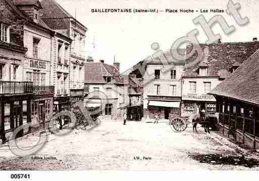 Ville de GAILLEFONTAINE, carte postale ancienne