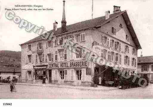 Ville de GERARDMER, carte postale ancienne